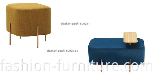 Elephant Ottoman Stool Pouf